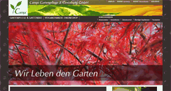 Desktop Screenshot of gartenzone.ch