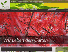 Tablet Screenshot of gartenzone.ch